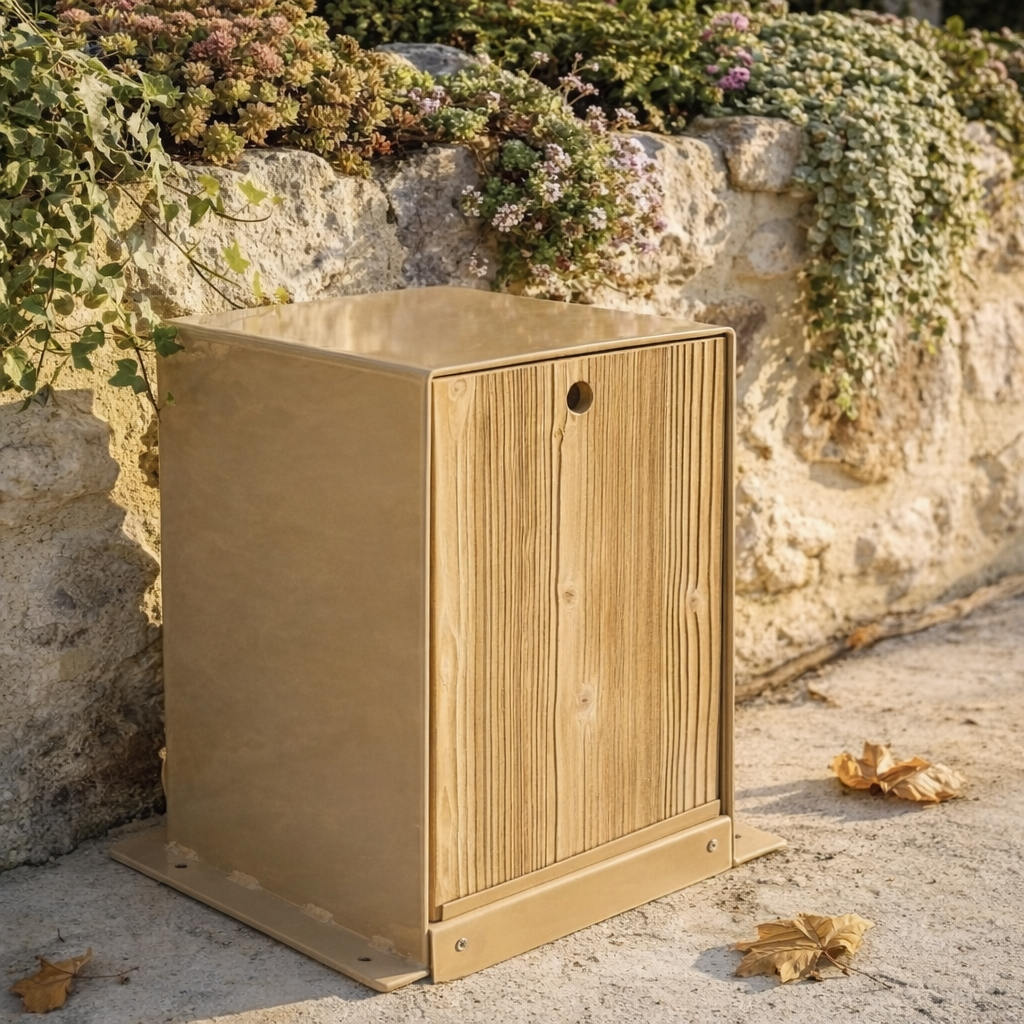 Cache coffrets béton